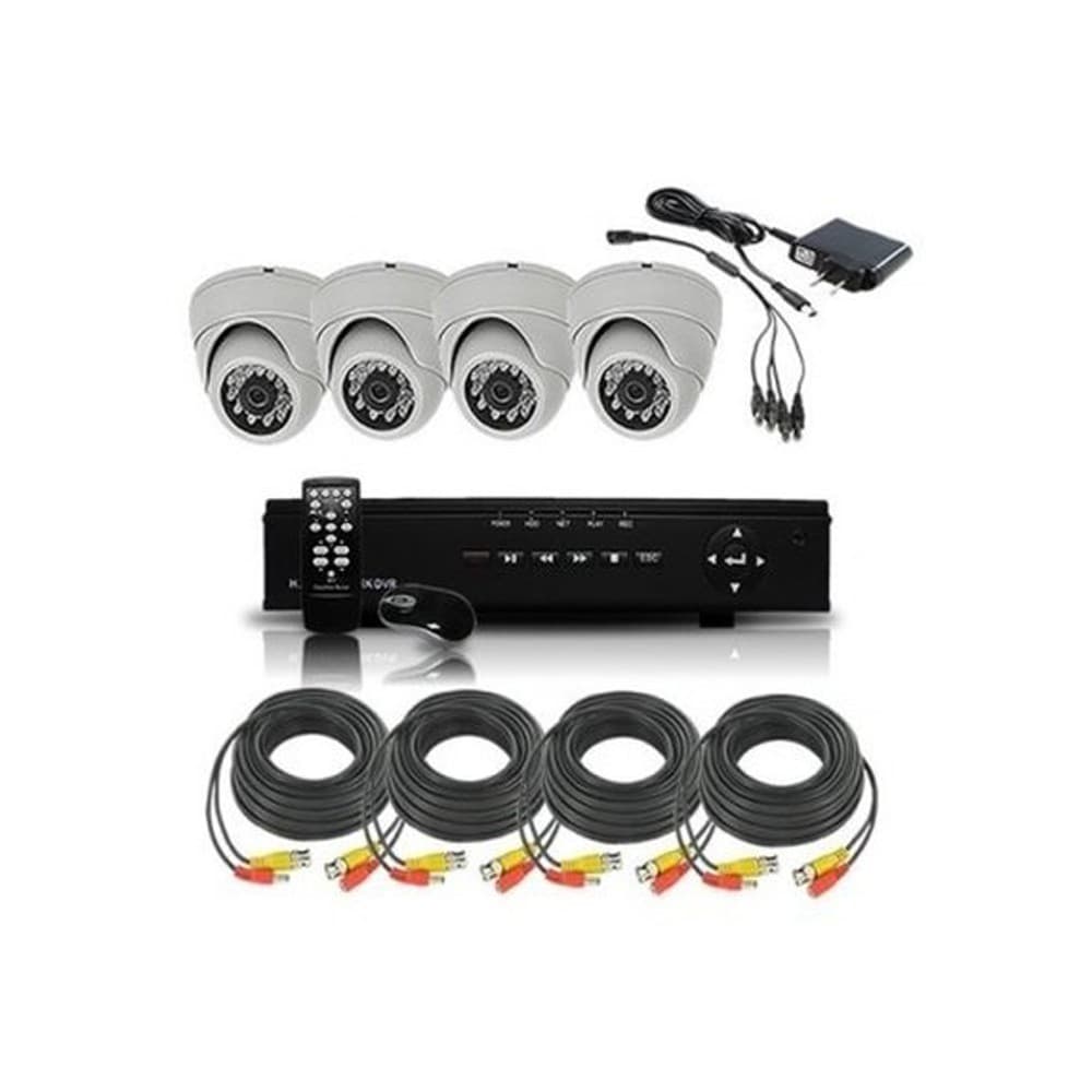 4-Channel CCTV Kit DIY: Pasang Sendiri Sistem Keamanan Rumah